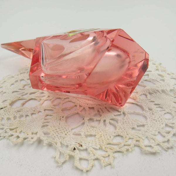 RARE Vintage Art Deco Pink Perfume Bottle by holmSpray 750 Western Germany - GSaleHunter