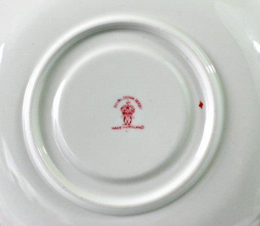Royal Crown Derby China, Aves Red A74, 6 1/4" Scalloped Bread & Butter Plates, Set of 11 - GSaleHunter