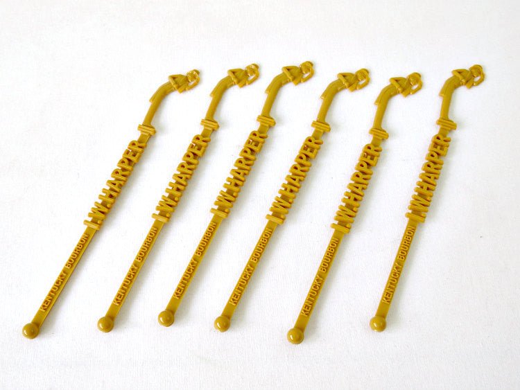 SPECIAL: Mid Century NOS IW Harper Swizzle Sticks, Buy 1 Set of 6, 1 Set FREE, Kentucky Bourbon - GSaleHunter