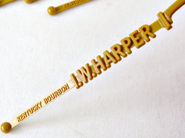 SPECIAL: Mid Century NOS IW Harper Swizzle Sticks, Buy 1 Set of 6, 1 Set FREE, Kentucky Bourbon - GSaleHunter