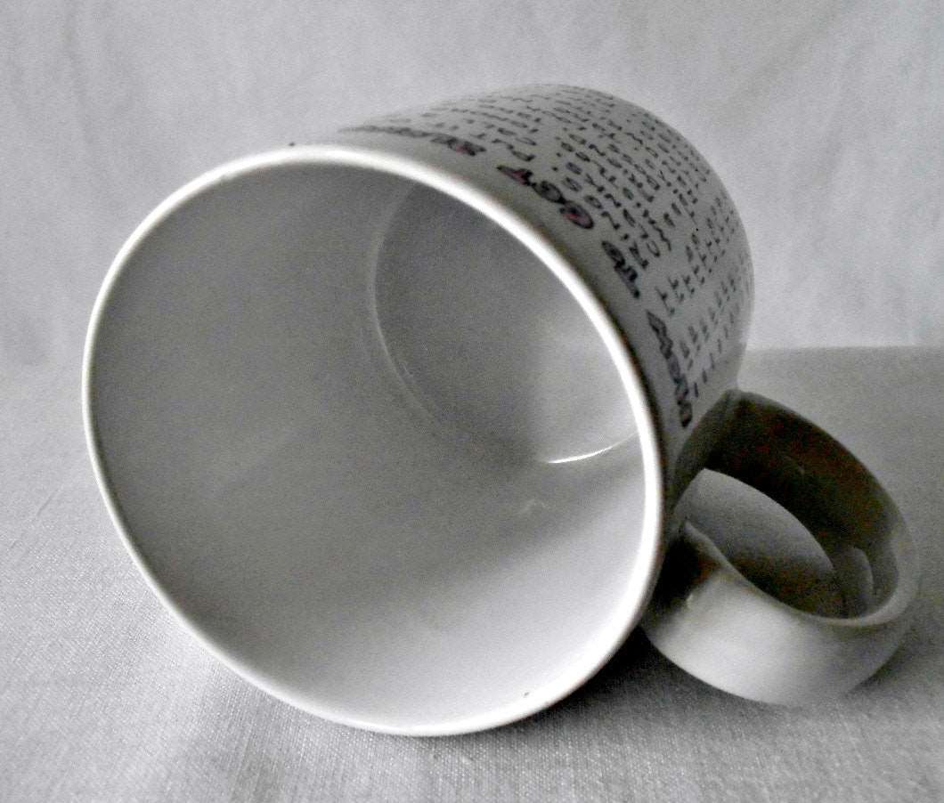 80's Hallmark Coffee Mug, How to Get Along at the Office Humor - GSaleHunter