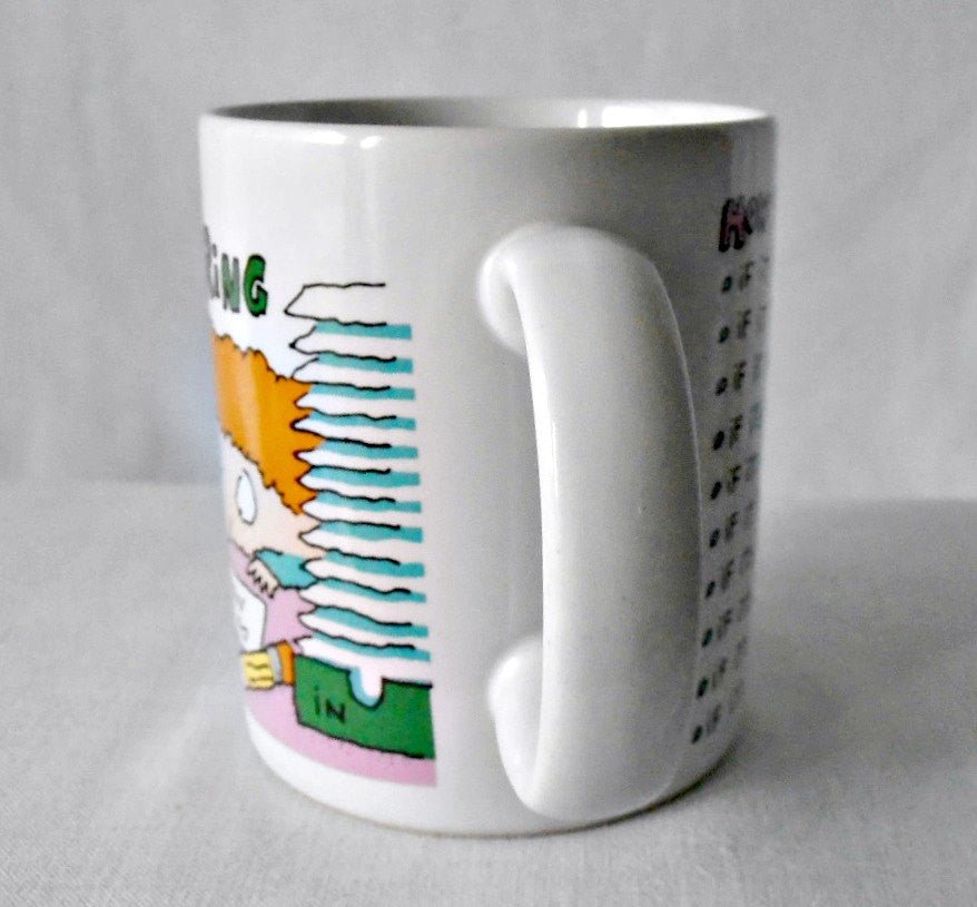 80's Hallmark Coffee Mug, How to Get Along at the Office Humor - GSaleHunter