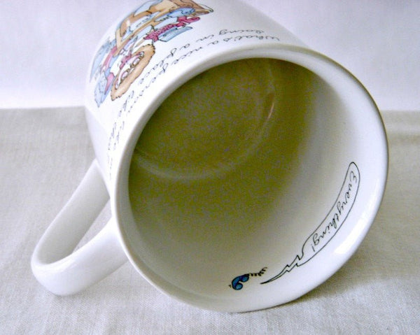 80's Hallmark Rim Shots Coffee Mug, Office Humor Mug, Secretary Mug - GSaleHunter