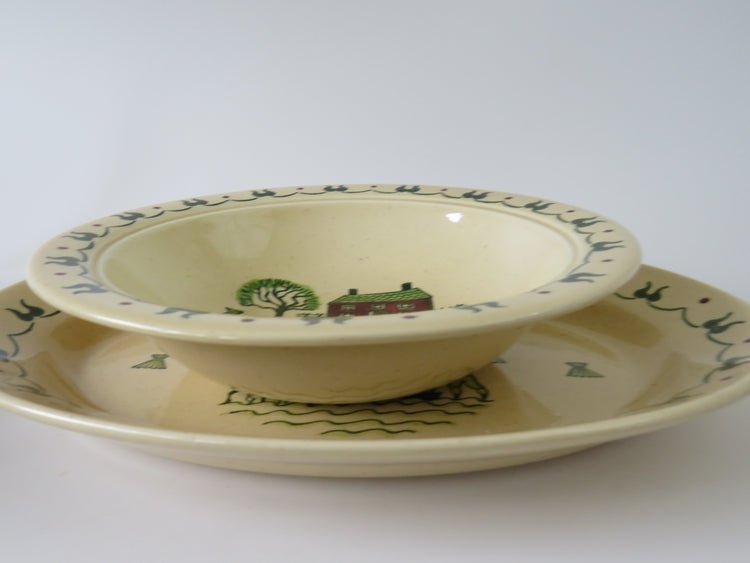 Homestead Provincial by Metlox Poppytrail California 6 Pc Serving Set - GSaleHunter