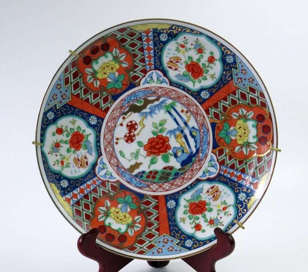 Japanese Imari Ware Porcelain Plate, 10 1/4, Pattern JAP1015 - GSaleHunter