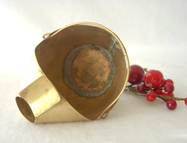 Miniature Brass Coal Scuttle Bucket Ashtray, Portable Ashtray for One - GSaleHunter