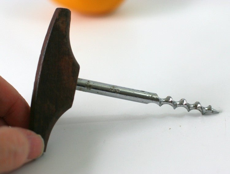 Teak Handled Corkscrew - Tiki Bar Decor - GSaleHunter