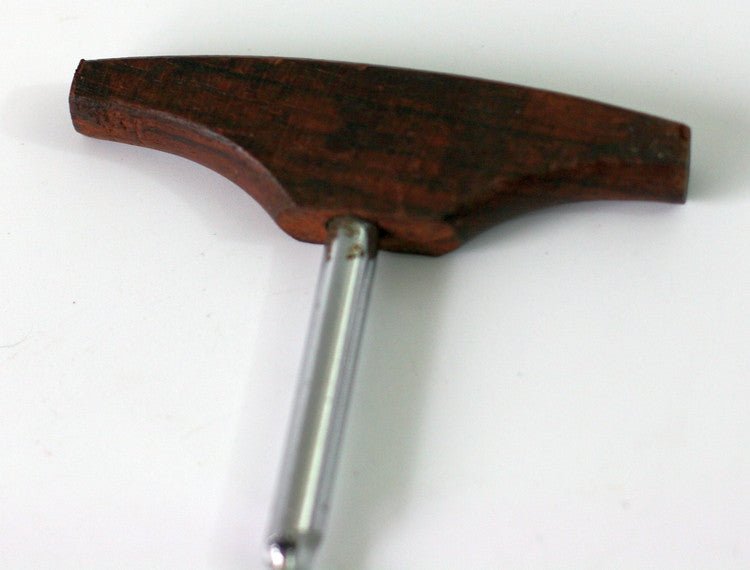Teak Handled Corkscrew - Tiki Bar Decor - GSaleHunter
