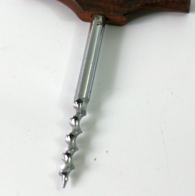 Teak Handled Corkscrew - Tiki Bar Decor - GSaleHunter
