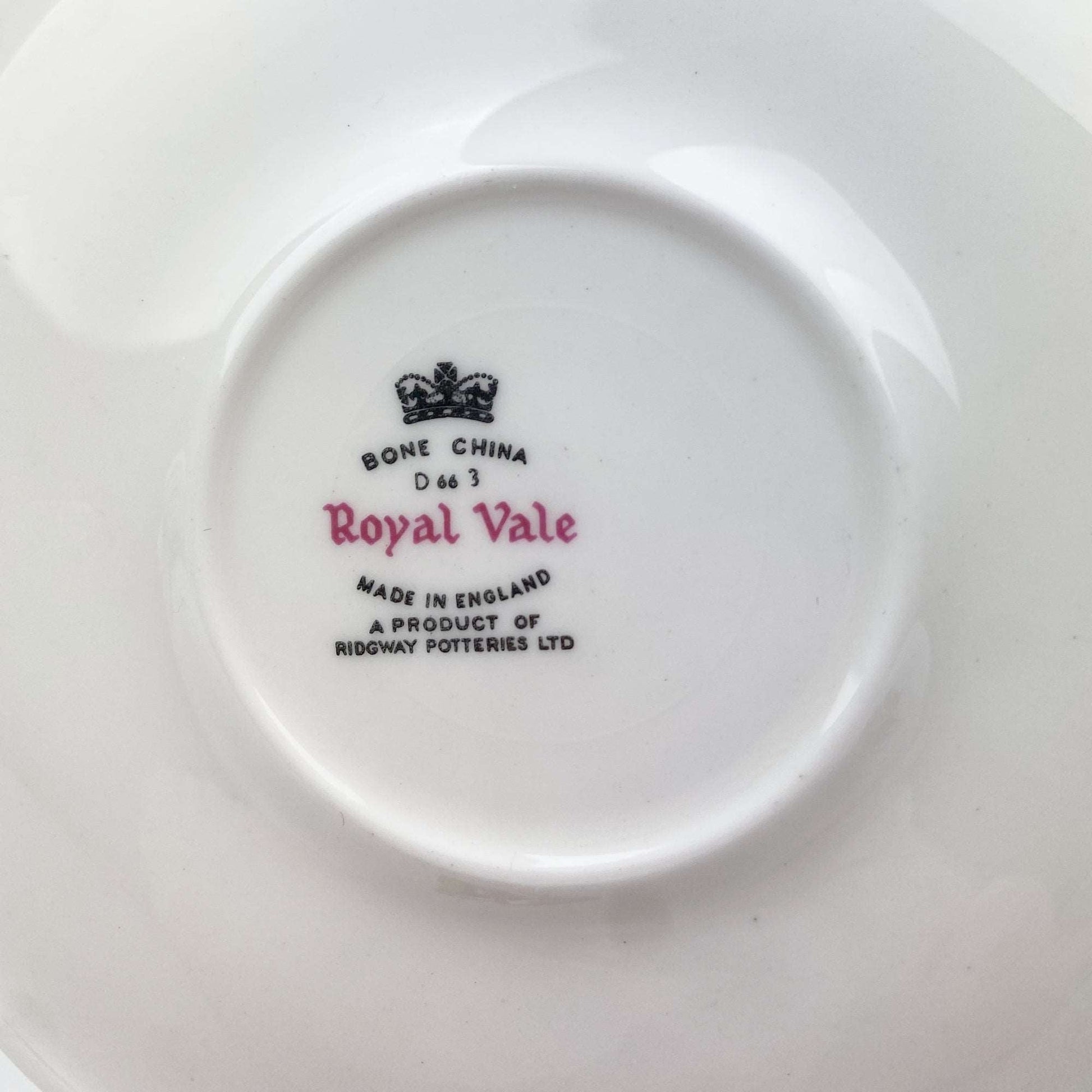 Vintage Royal Vale Bone China Tea Cup and Saucer England Yellow Rose - GSaleHunter