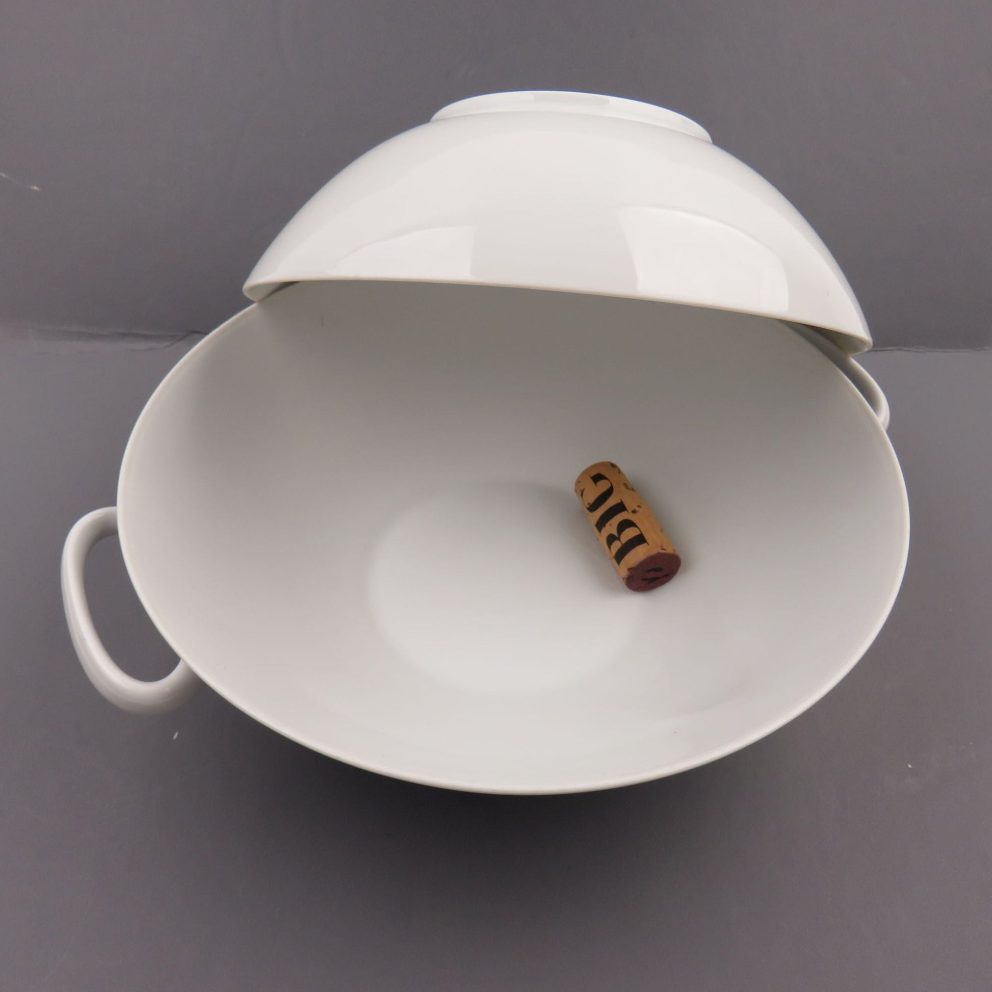 Vintage Thomas Germany 9" Large Footed White Bowls - GSaleHunter